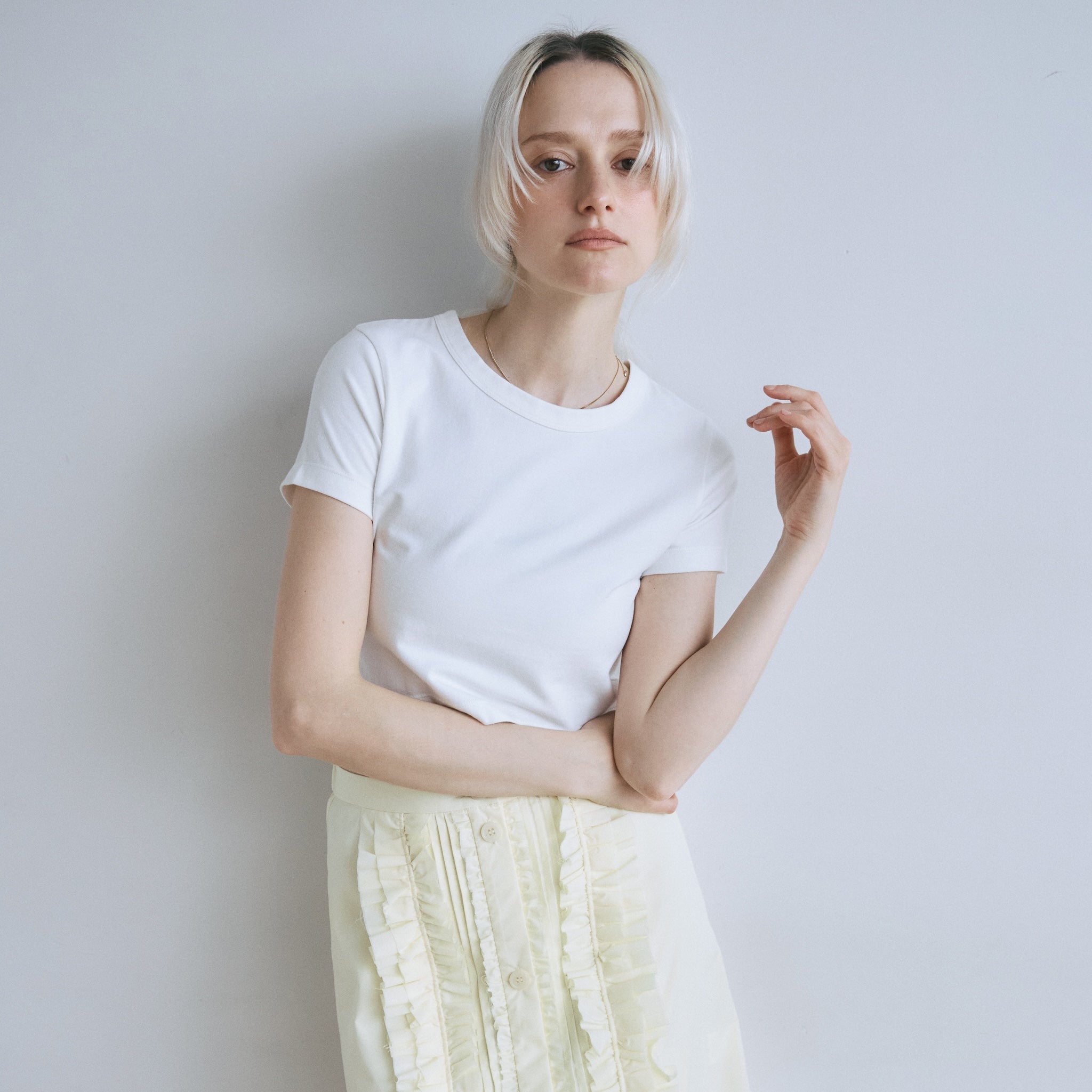 searoomlynn リサイクルコットンクロップド Tシャツ リサイクルコットンcomfy クロップド Tee