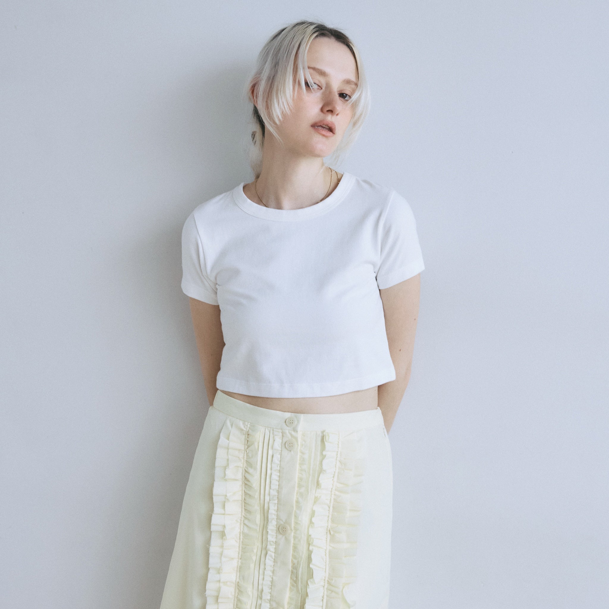 Recycled Cotton Comfy Cropped Tee