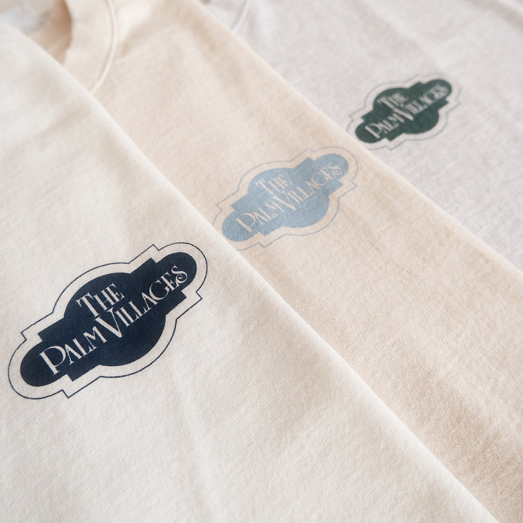 未使用】シールームリンPALM VILLAGES SOUVENIR Tシャツ
