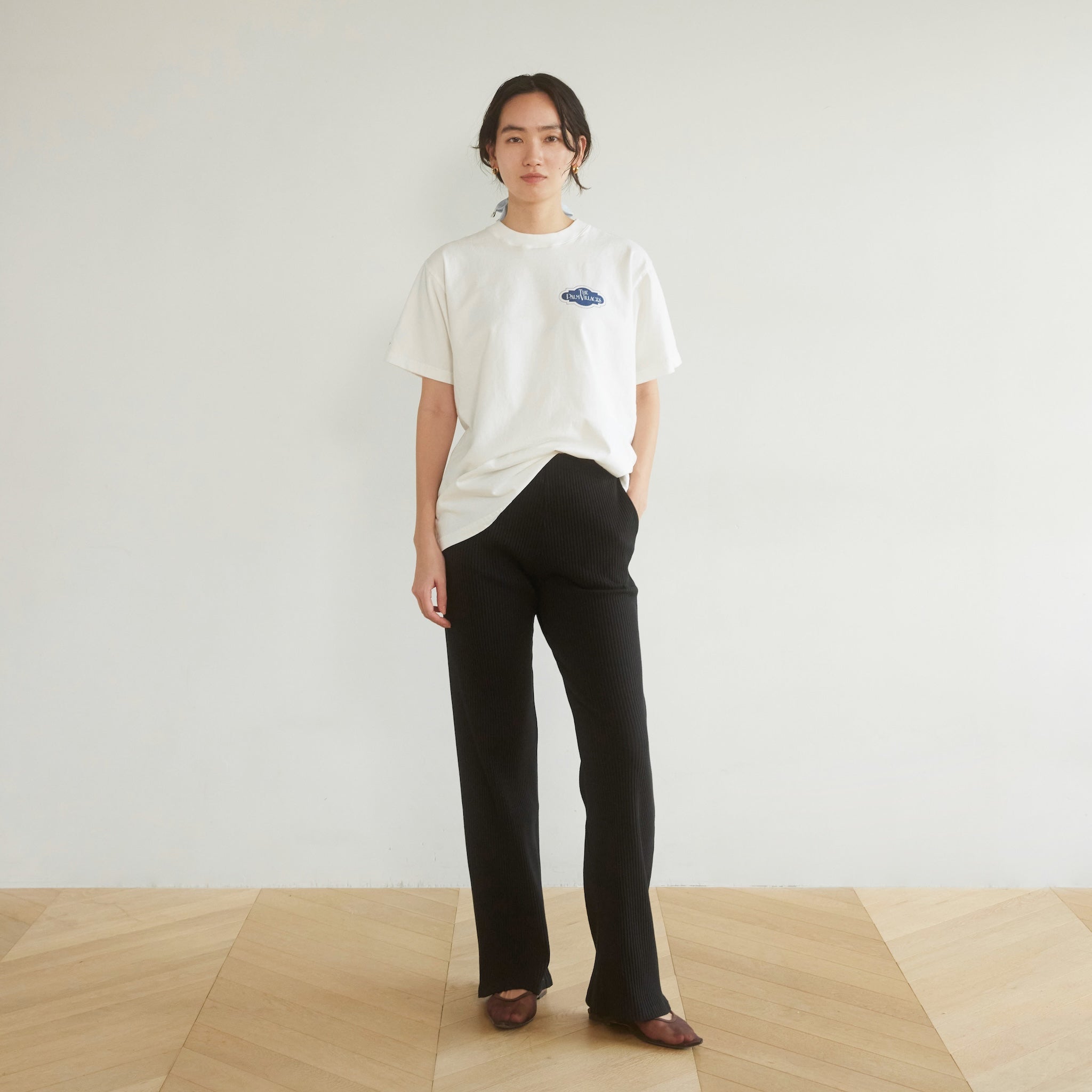 シールームリンPALM VILLAGES SOUVENIR Ｔシャツ PALM VILLAGES SOUVENIR Tシャツ