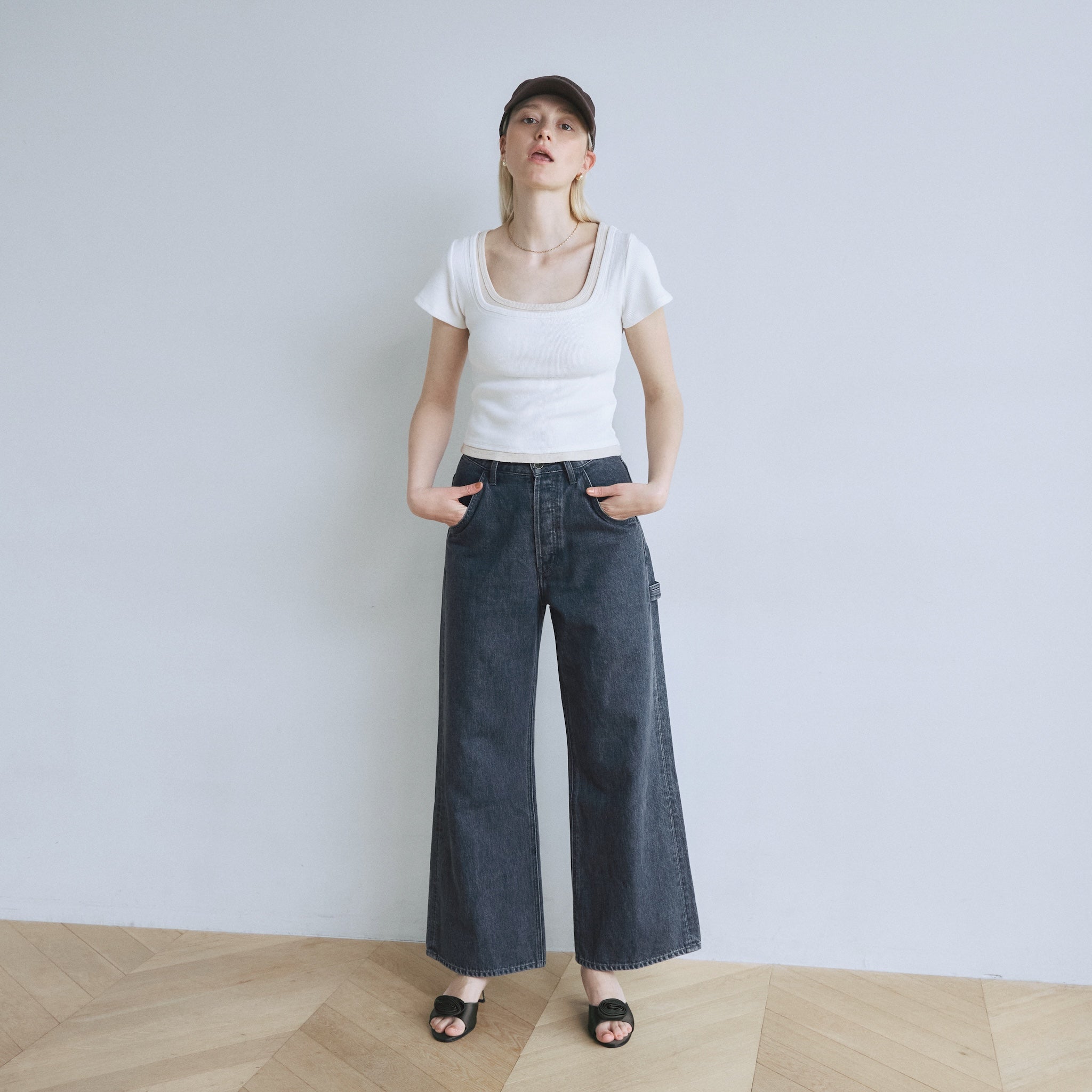 searoomlynn ペインター baggy denimパンツ SRN05 ペインターbaggy denimパンツ SRN05