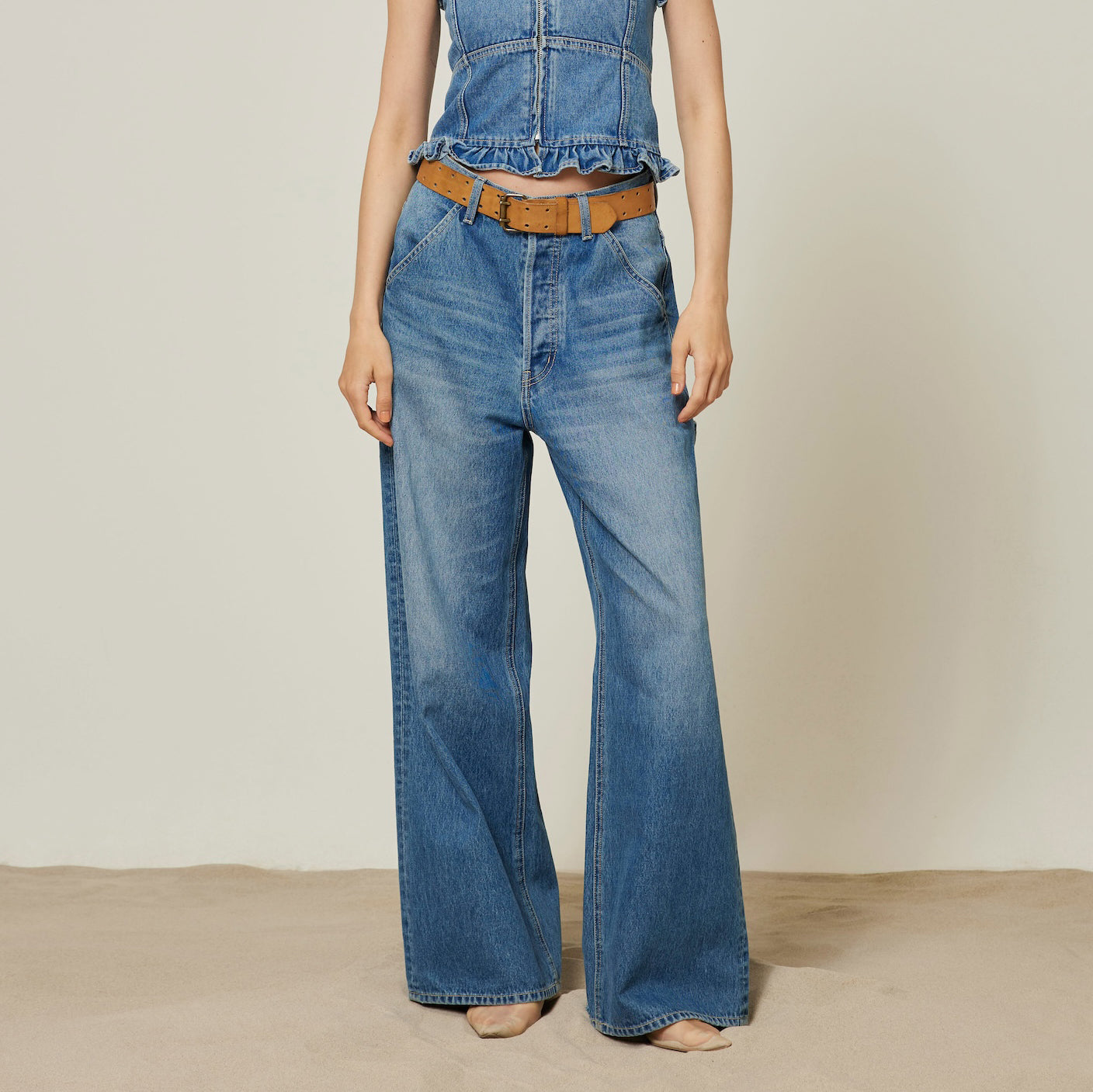 ペインターbaggy denimパンツ SRN05