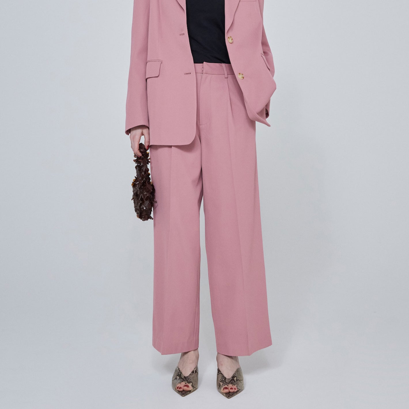 ツイルセンタープレスSlacksパンツ