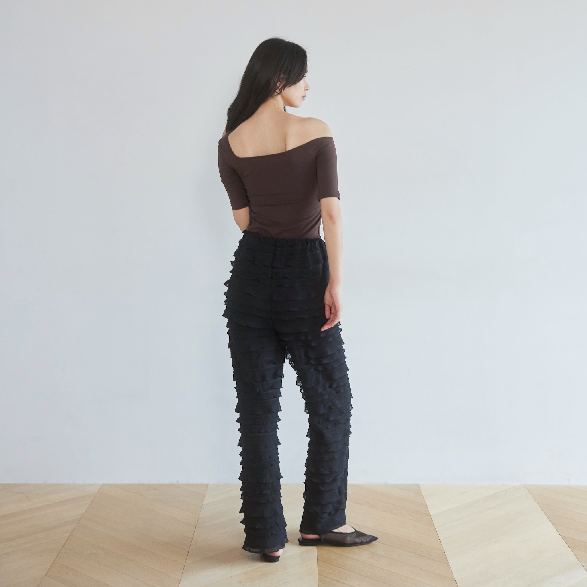 Fin Fabric Straightパンツ