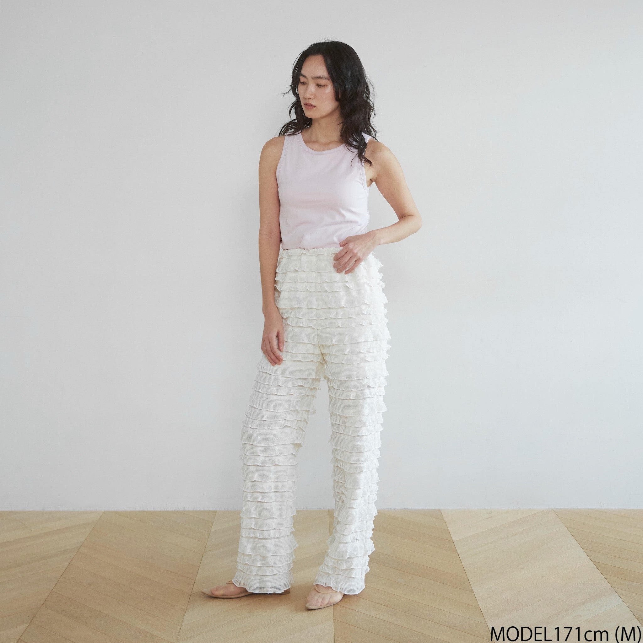 Fin Fabric Straightパンツ