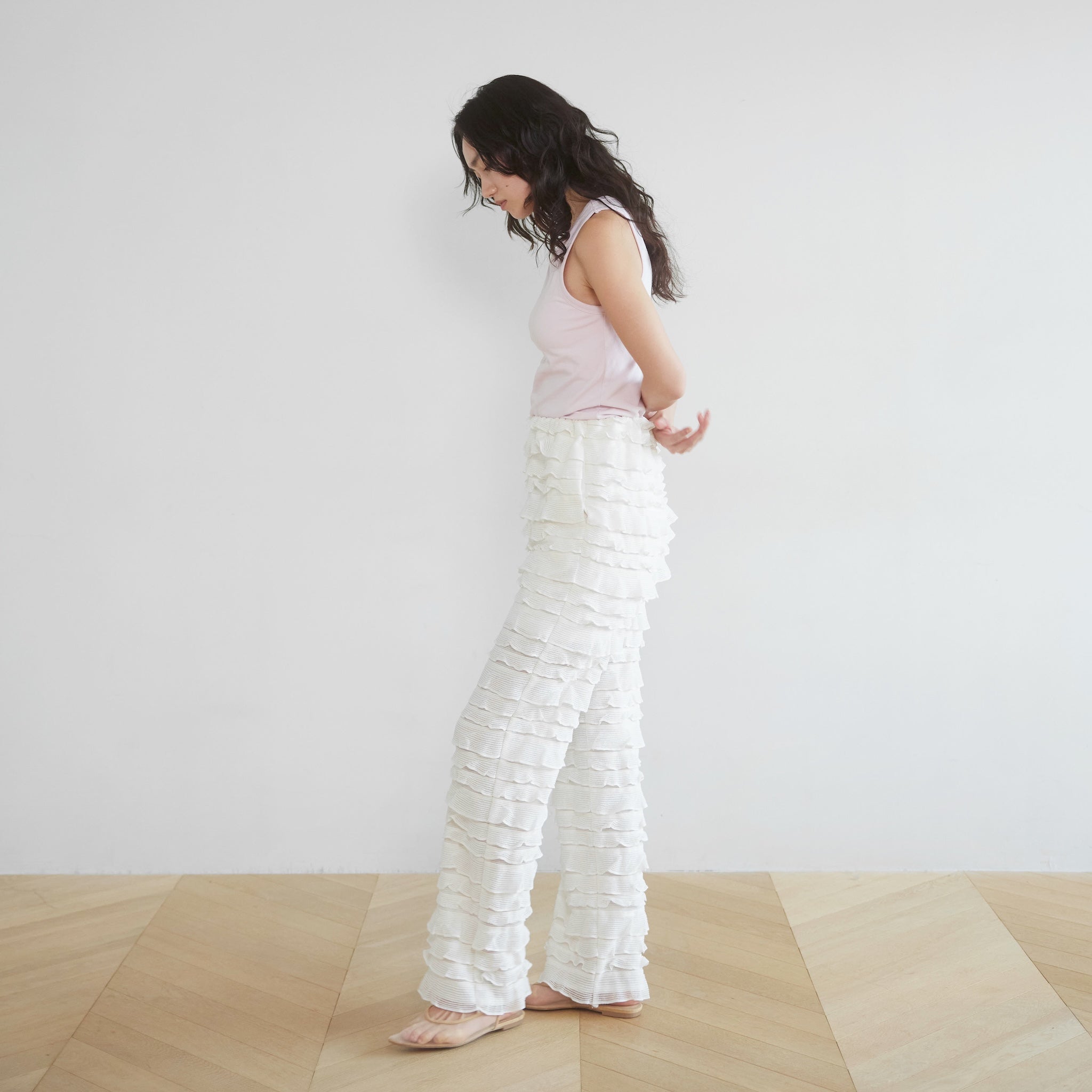 Fin Fabric Straightパンツ