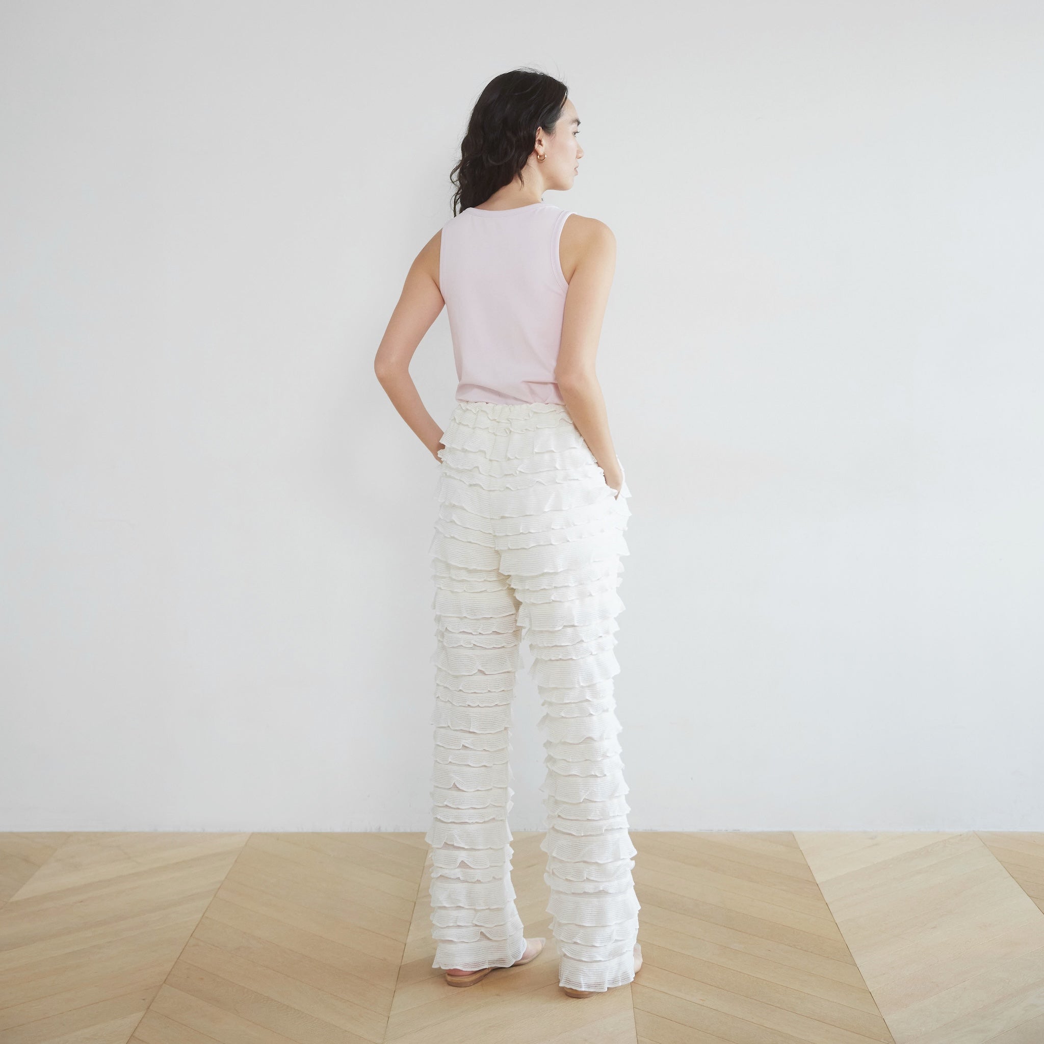 Fin Fabric Straightパンツ