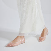 TULLE BACKストラップミュール