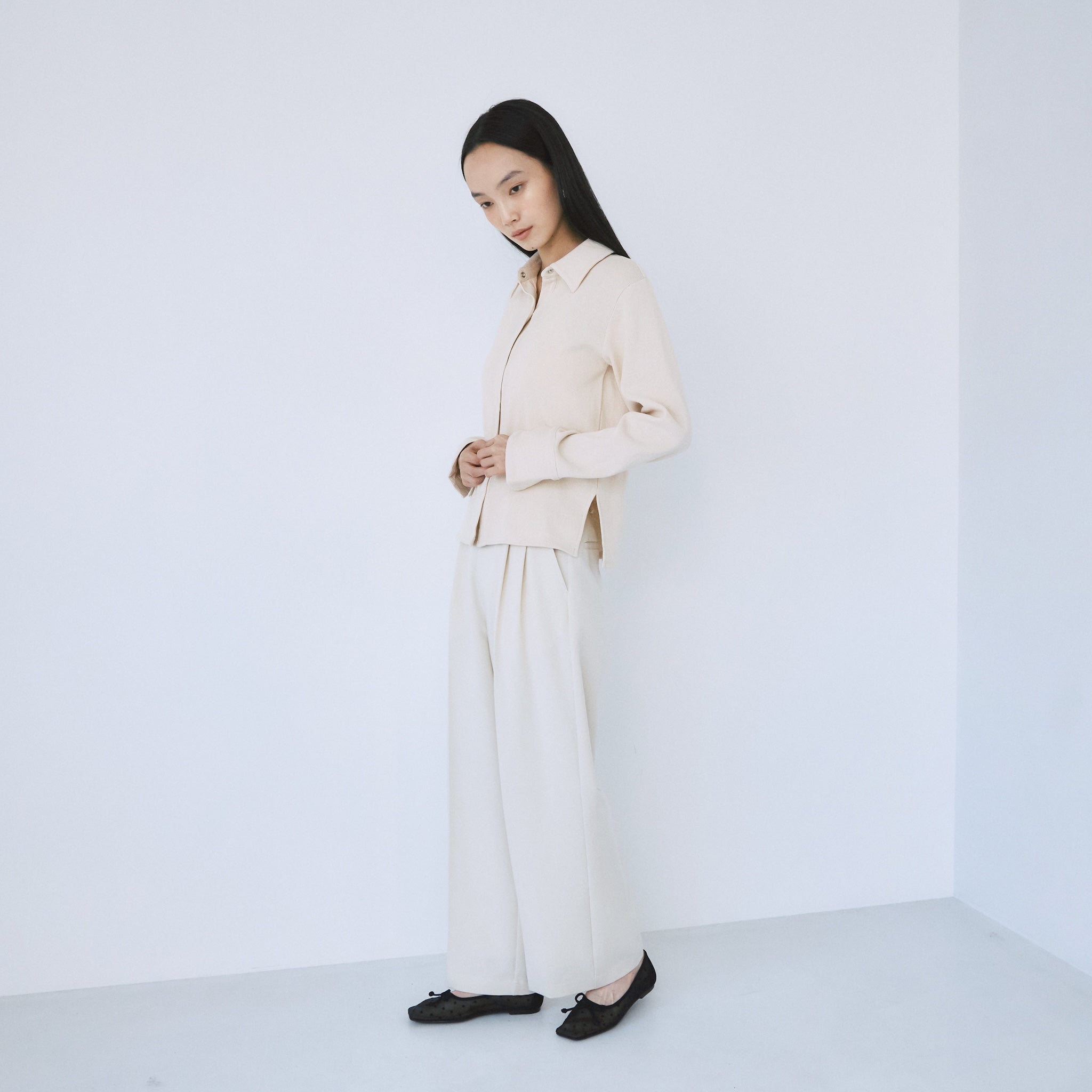 C/L Fluffy Basicシャツ