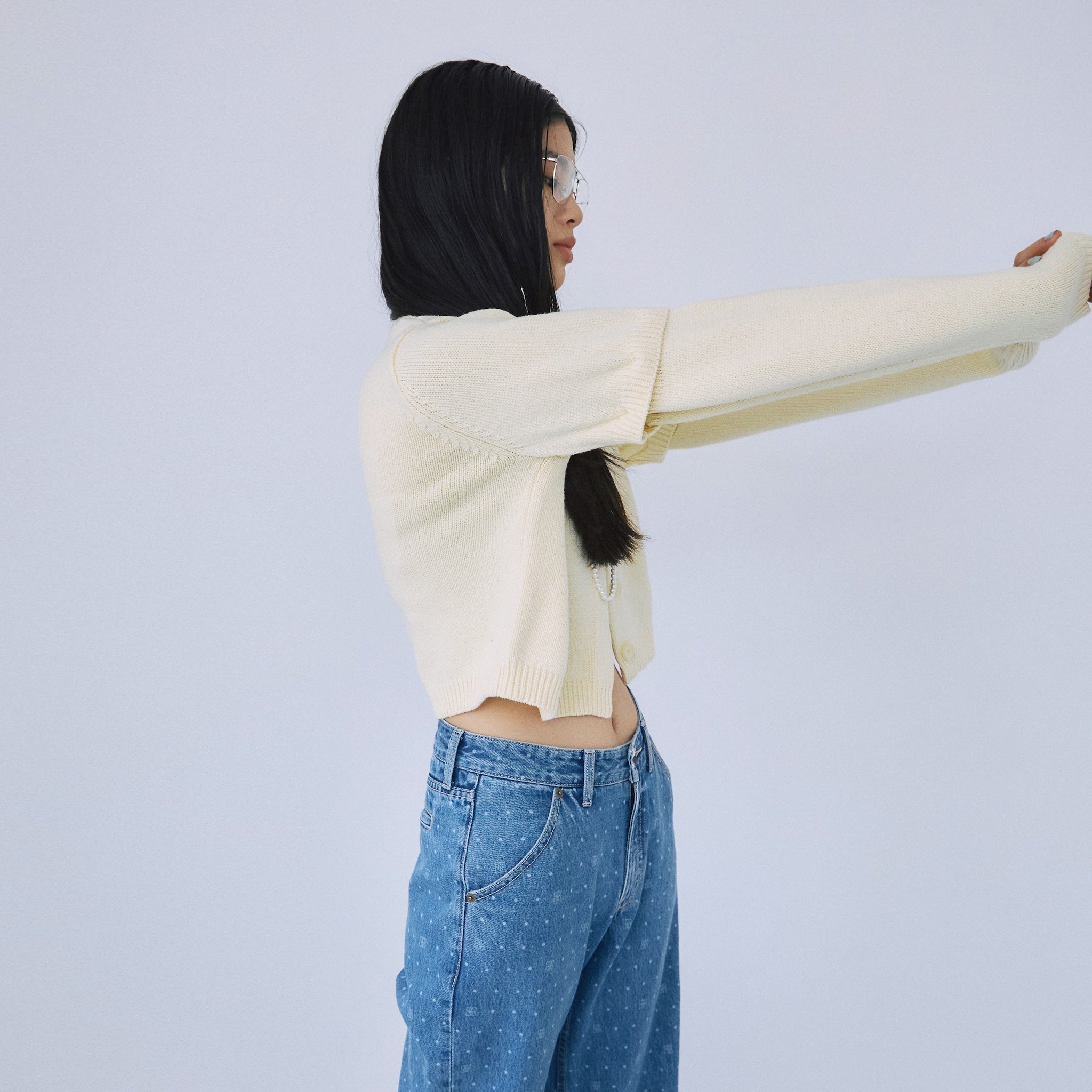 【新品未使用】シールームリン 2way sleeve Knit カーディガン 2way sleeve Knit カーディガン