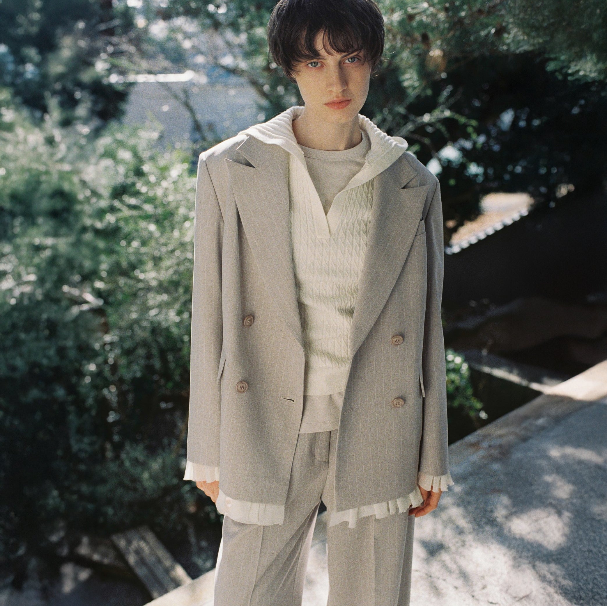 Mini Cable Skipper Hoodie Knit