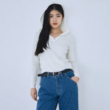 Mini Cable Skipper Hoodie Knit