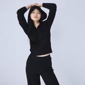 Mini Cable Skipper Hoodie Knit