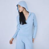 Mini Cable Skipper Hoodie Knit