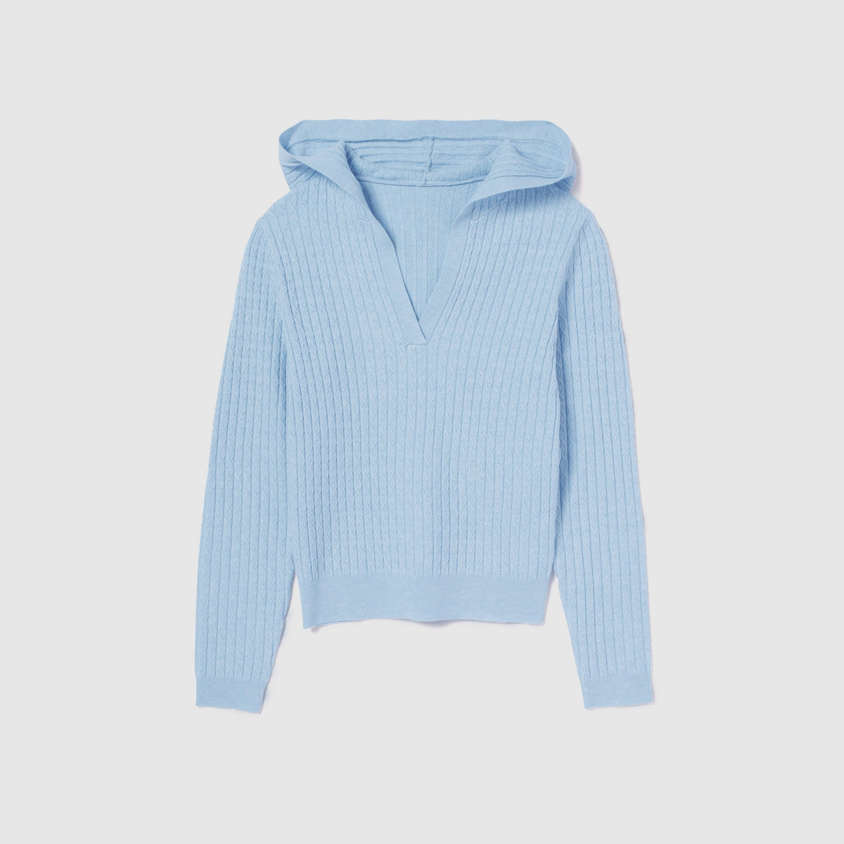 Mini Cable Skipper Hoodie Knit