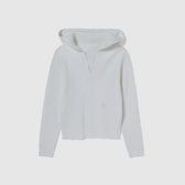 Mini Cable Skipper Hoodie Knit