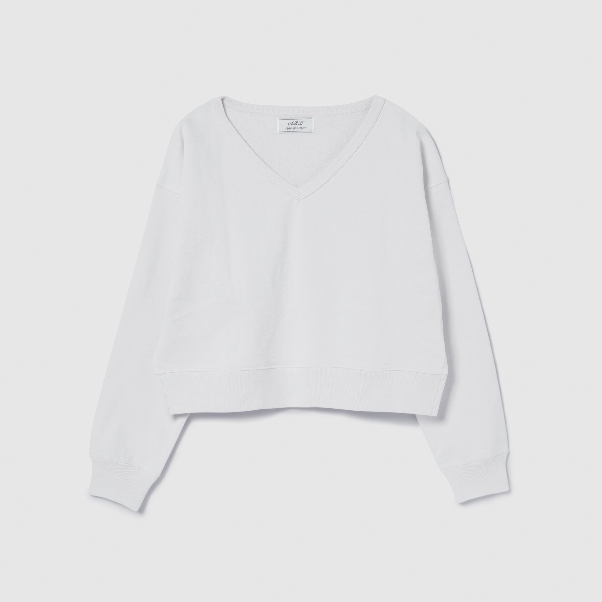 Heavy OZ Sweat wide V-neck pullover