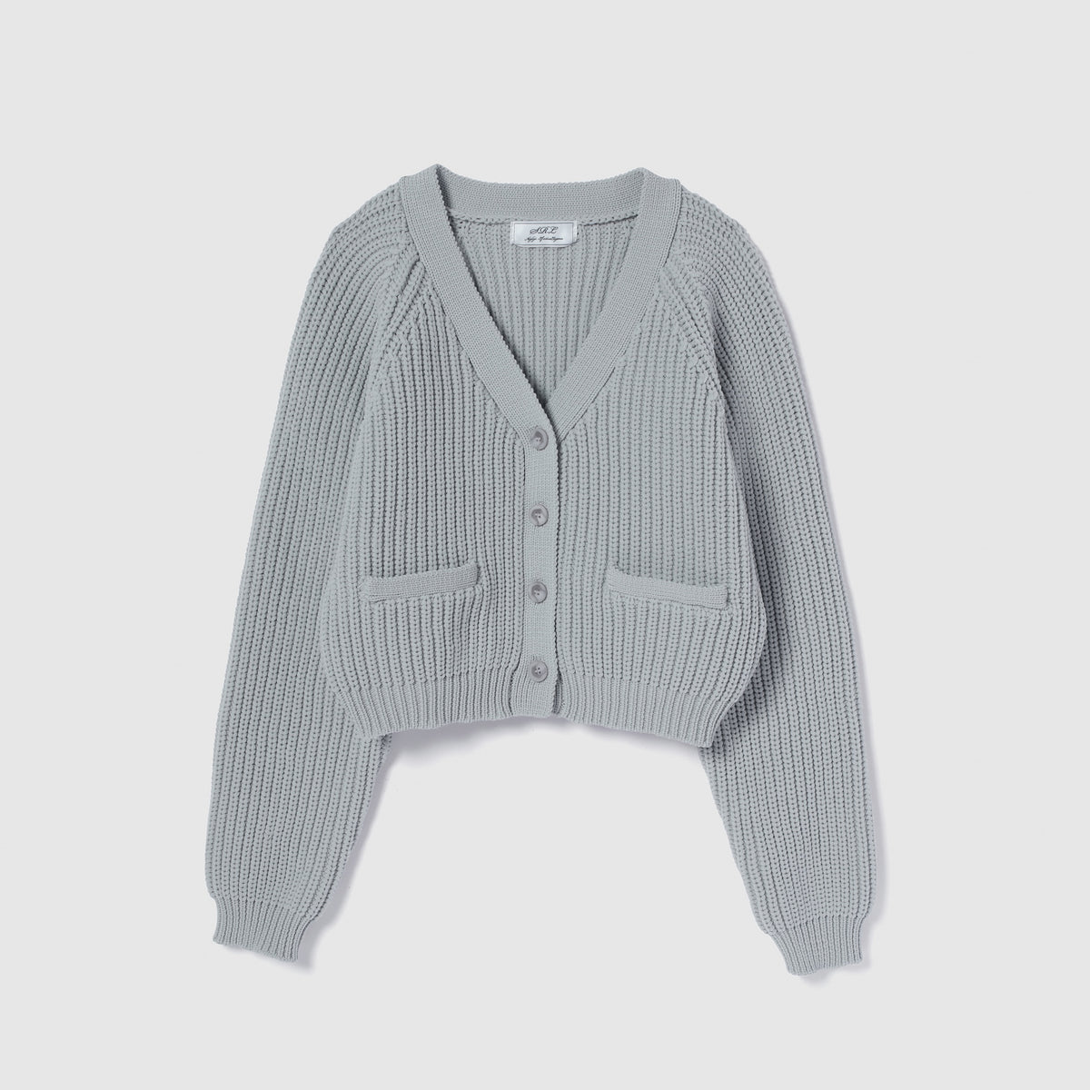 High-stretch knit cardigan