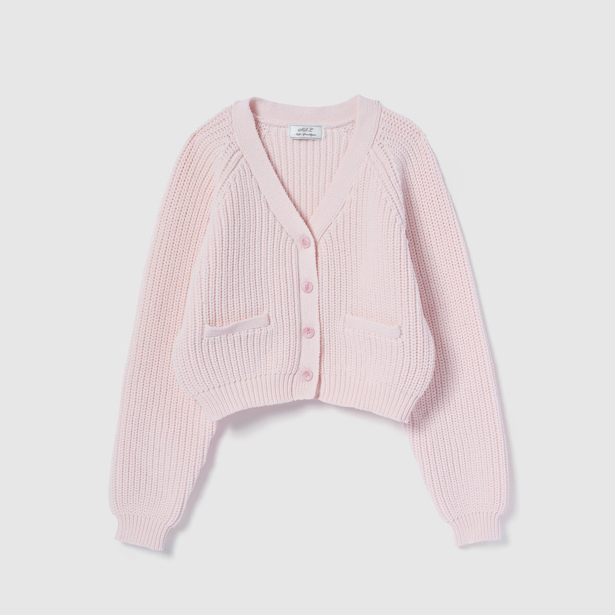 High-stretch knit cardigan