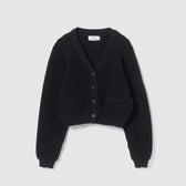 High-stretch knit cardigan