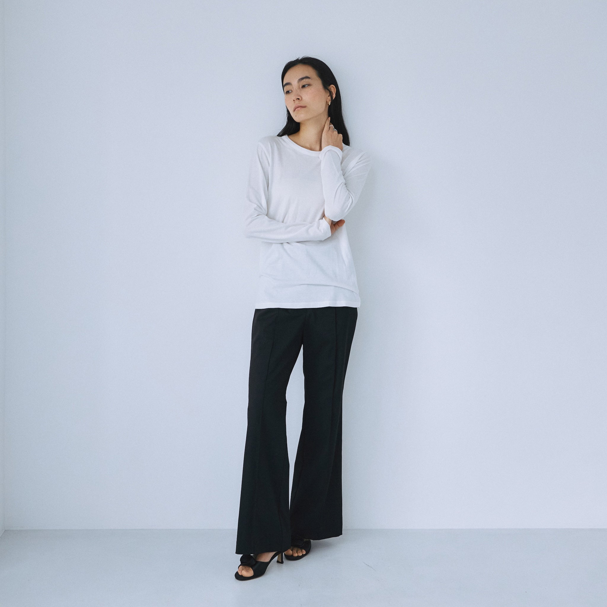 Cotton ModalベーシックロンT