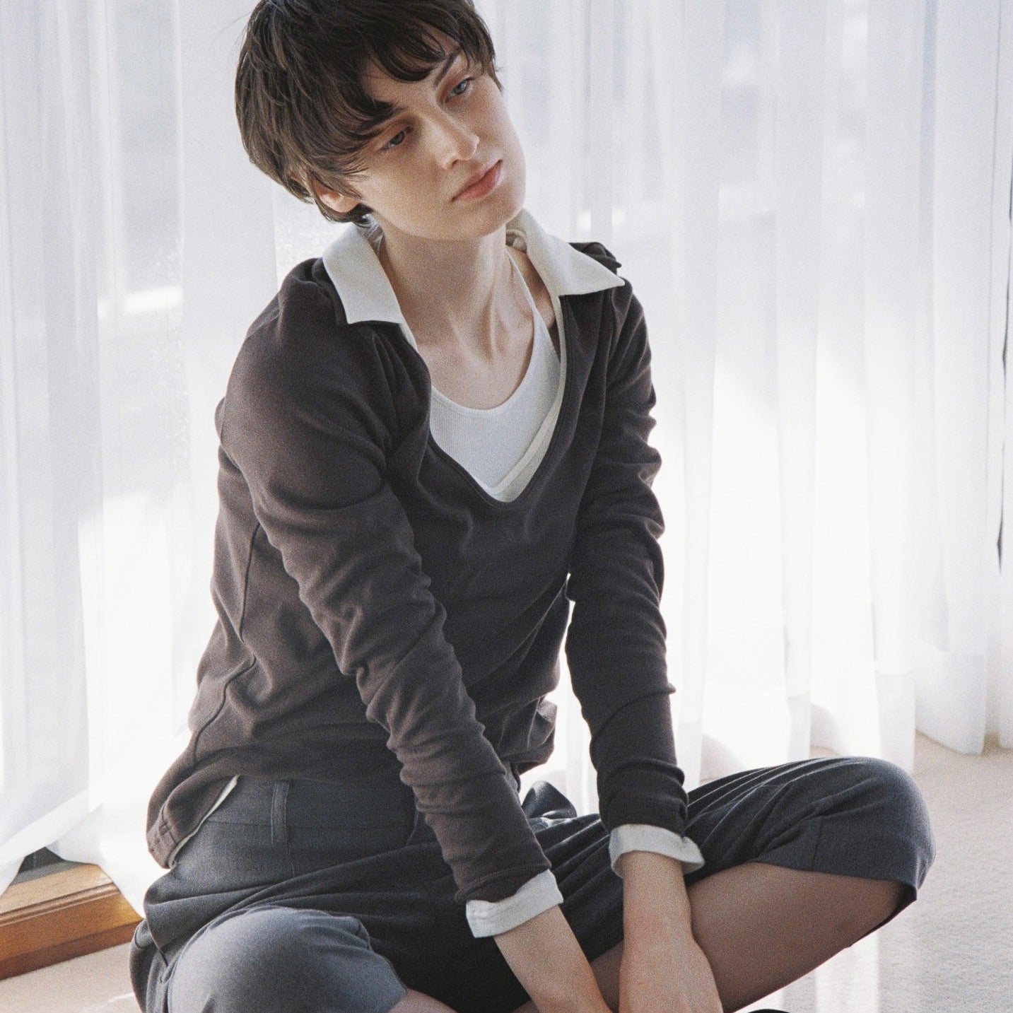 レイヤードカットトップスset