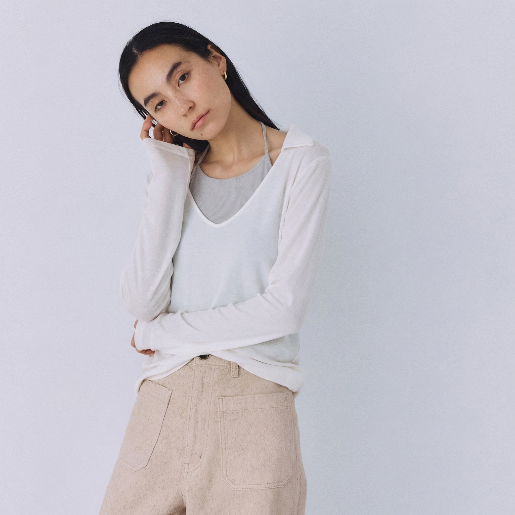 レイヤードカットトップスset