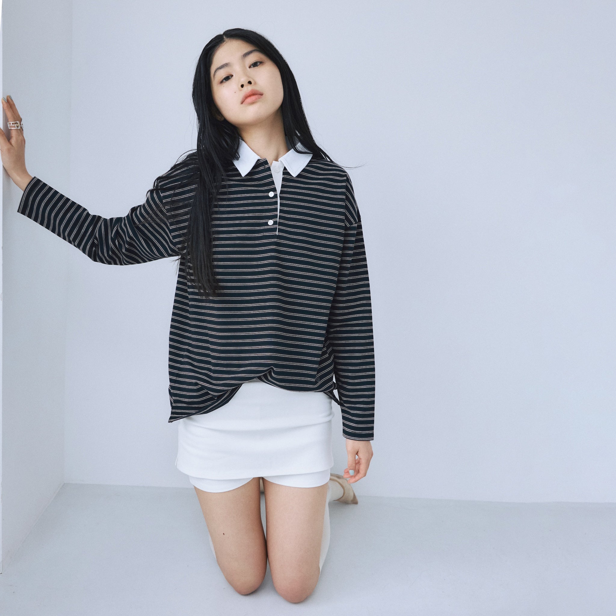 Random Border Rugby Shirt