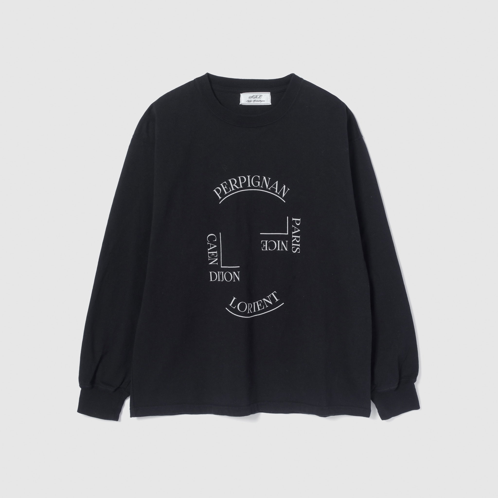 Paris Logo Long Sleeve Tee