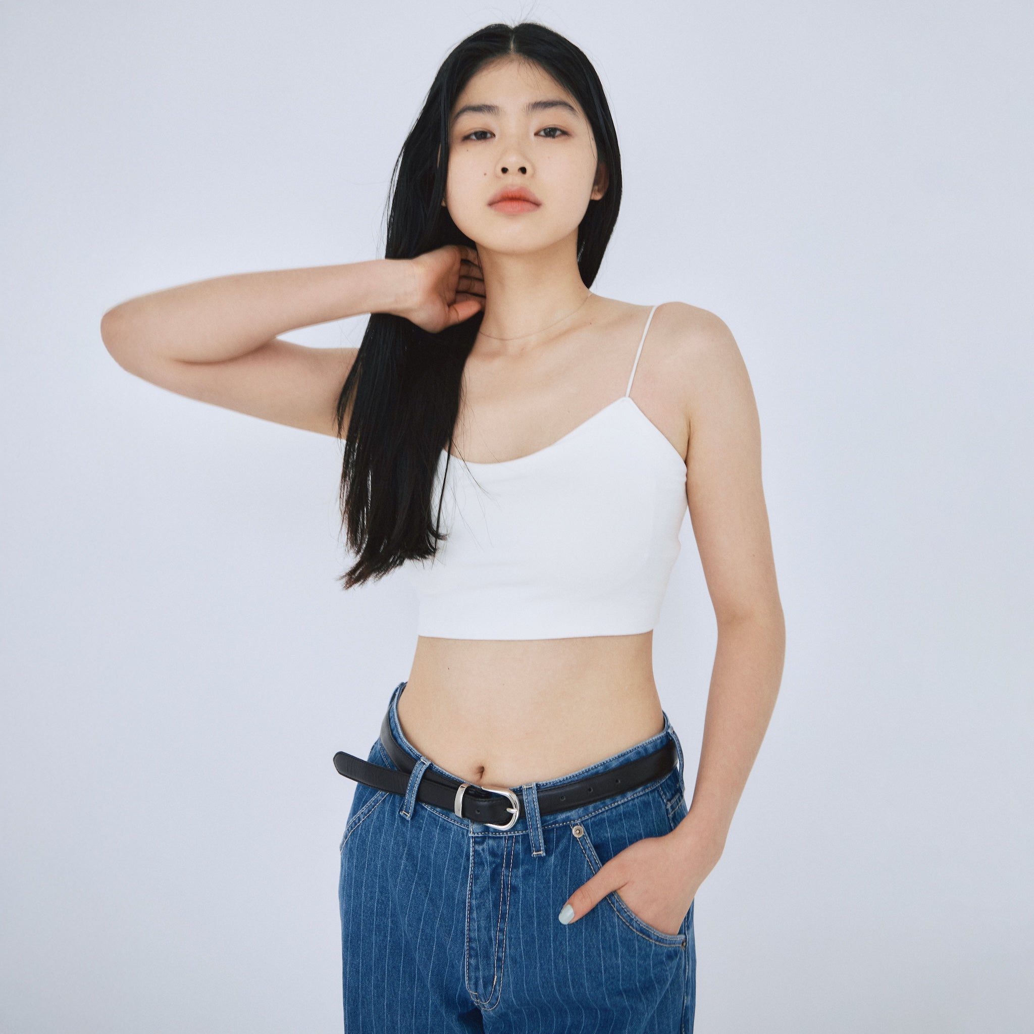 FitパッドマシュマロスパゲッティBRAキャミ