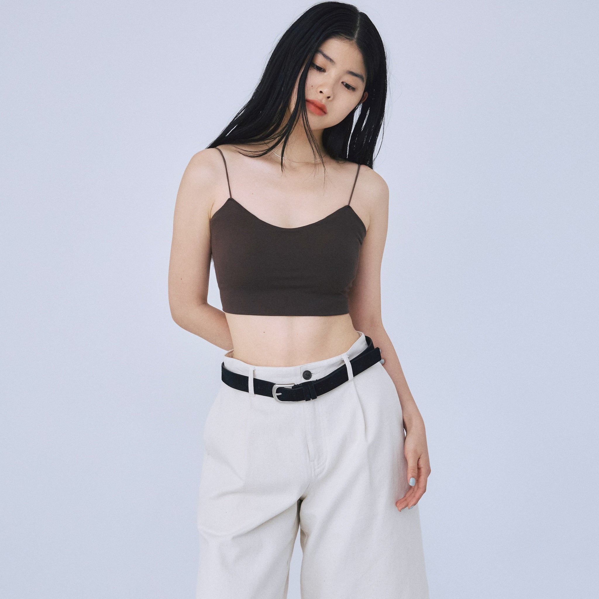 FitパッドマシュマロスパゲッティBRAキャミ