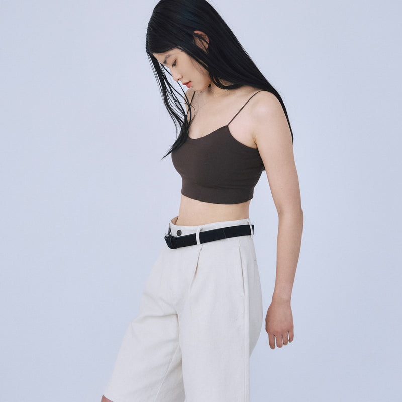 Fit Padded Marshmallow Spaghetti Bra Cami