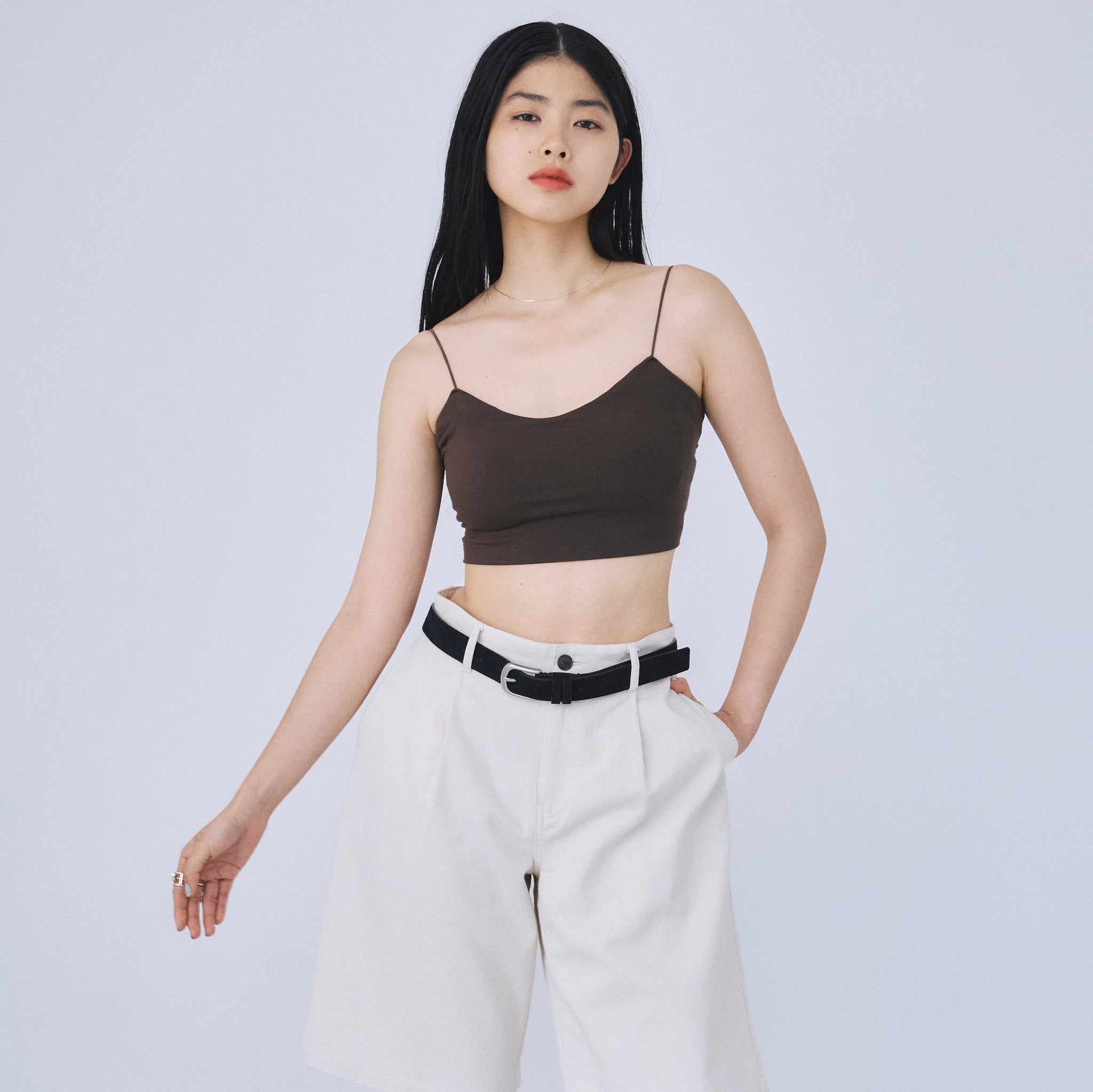 FitパッドマシュマロスパゲッティBRAキャミ