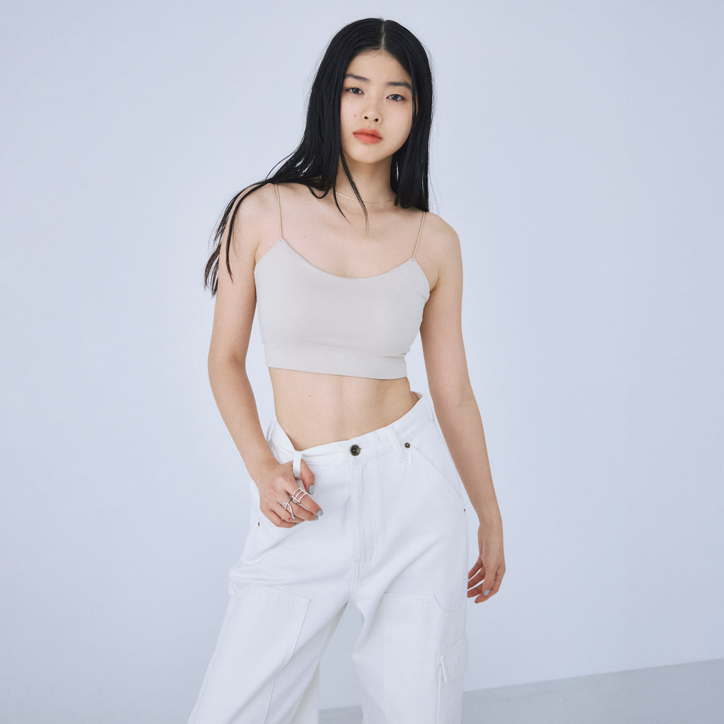 FitパッドマシュマロスパゲッティBRAキャミ
