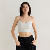 Fit Padded Marshmallow Spaghetti Bra Cami