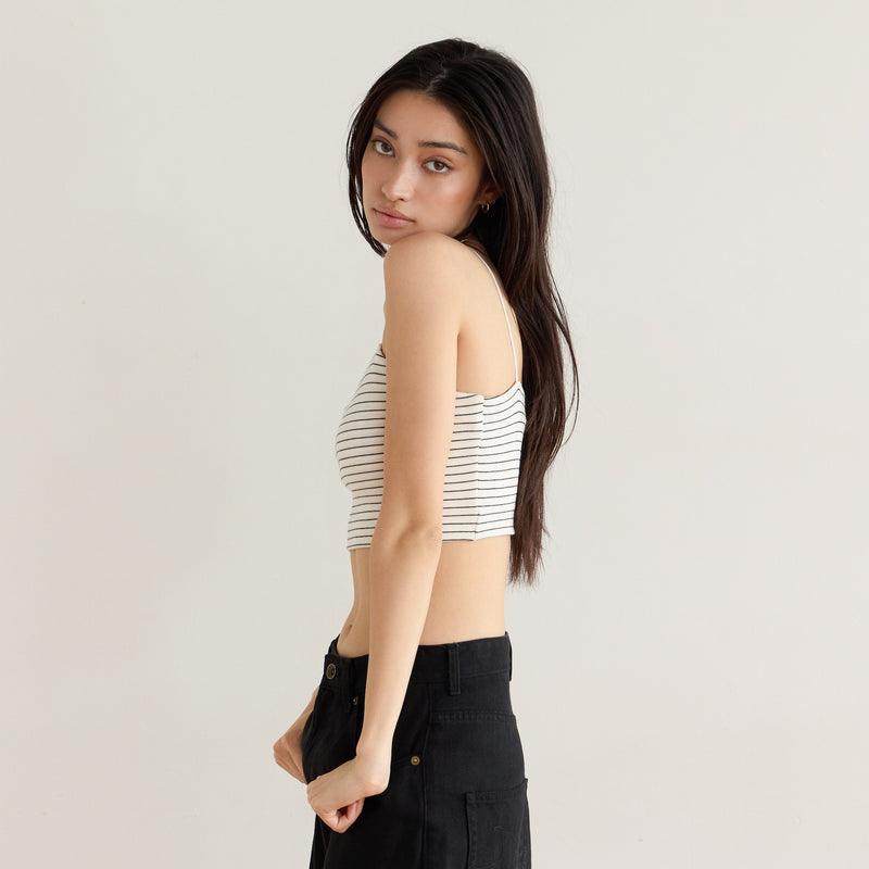 Fit Padded Marshmallow Spaghetti Bra Cami