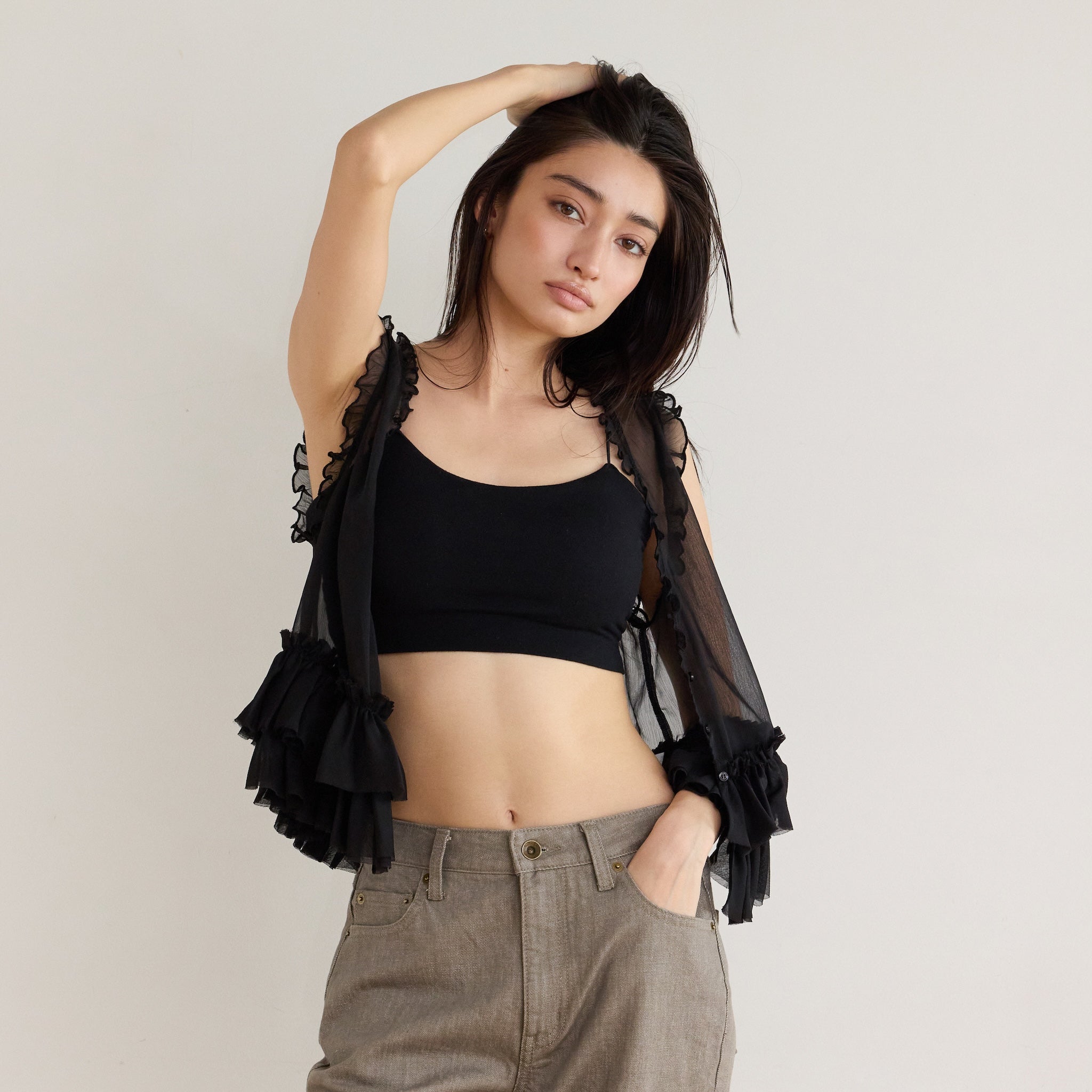 Fit Padded Marshmallow Spaghetti Bra Cami