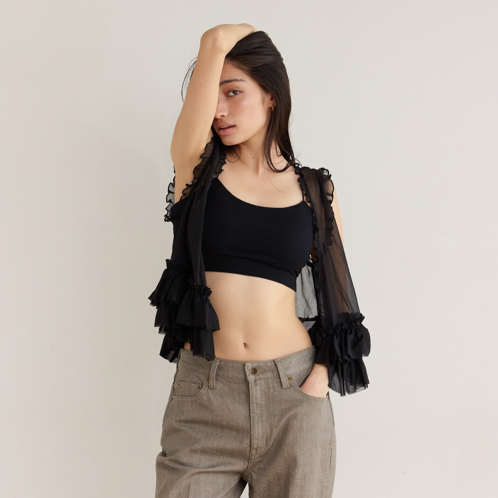 Fit Padded Marshmallow Spaghetti Bra Cami