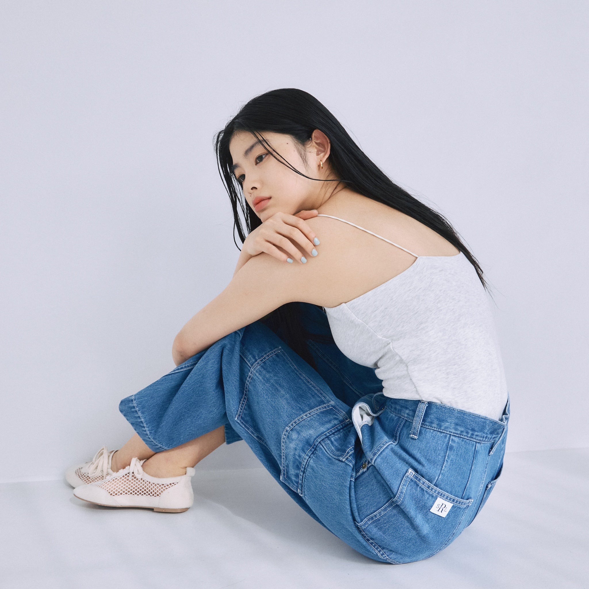 SeaRoomlynn FitパッドマシュマロBRAタンク FitパッドマシュマロスパゲッティBRAキャミ