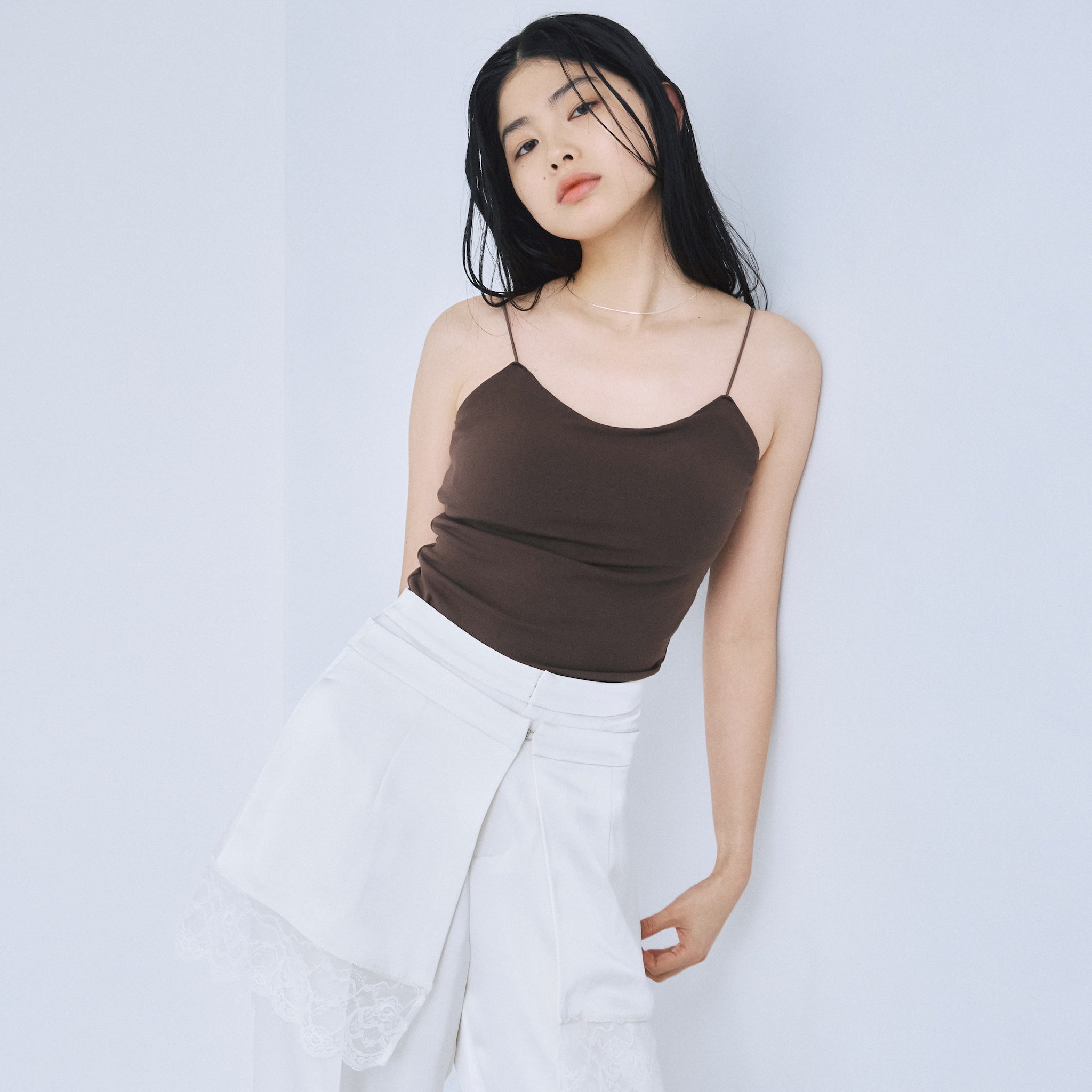 Fitパッドマシュマロスパゲッティキャミソール