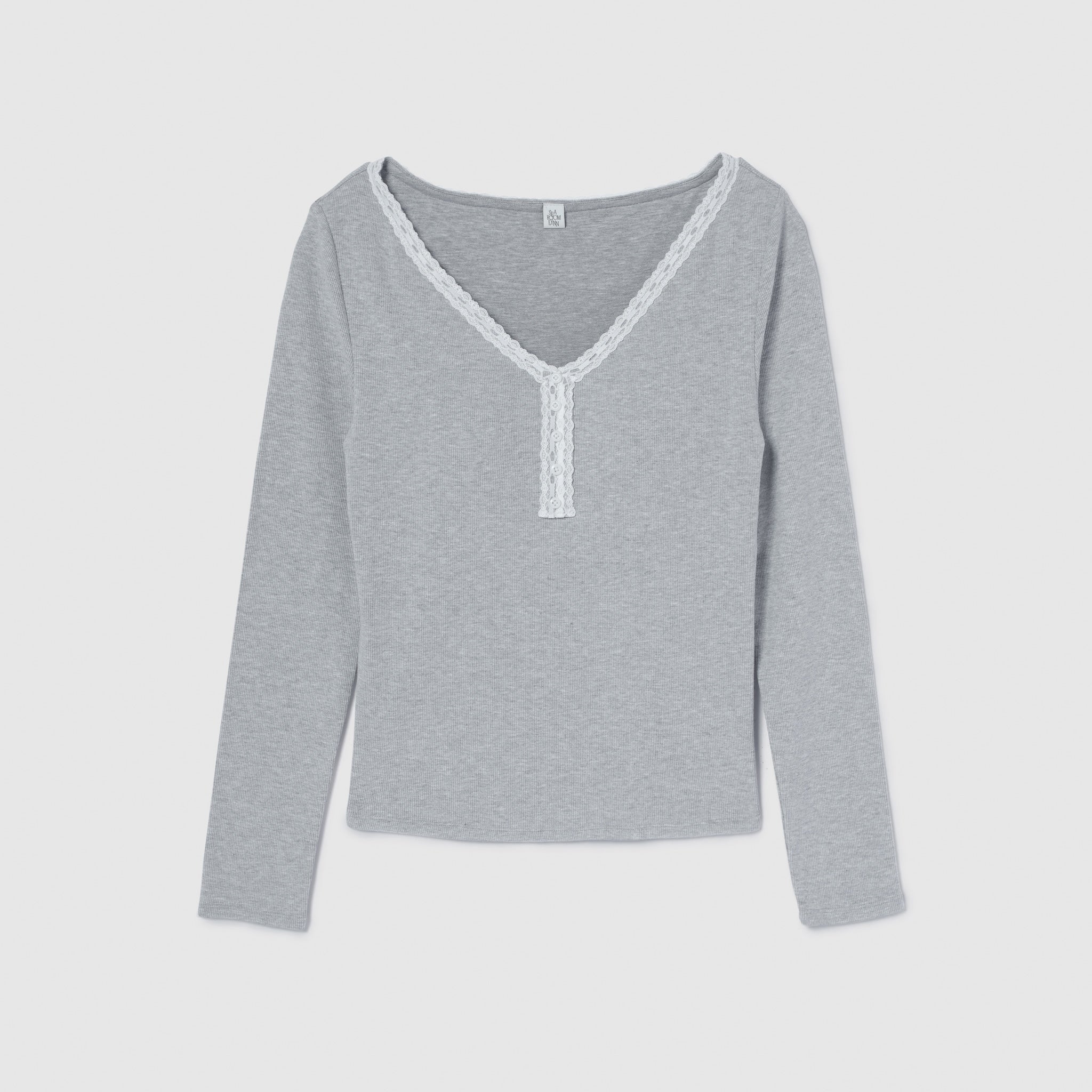 FitパッドマシュマロSoft RIBロングスリーブ