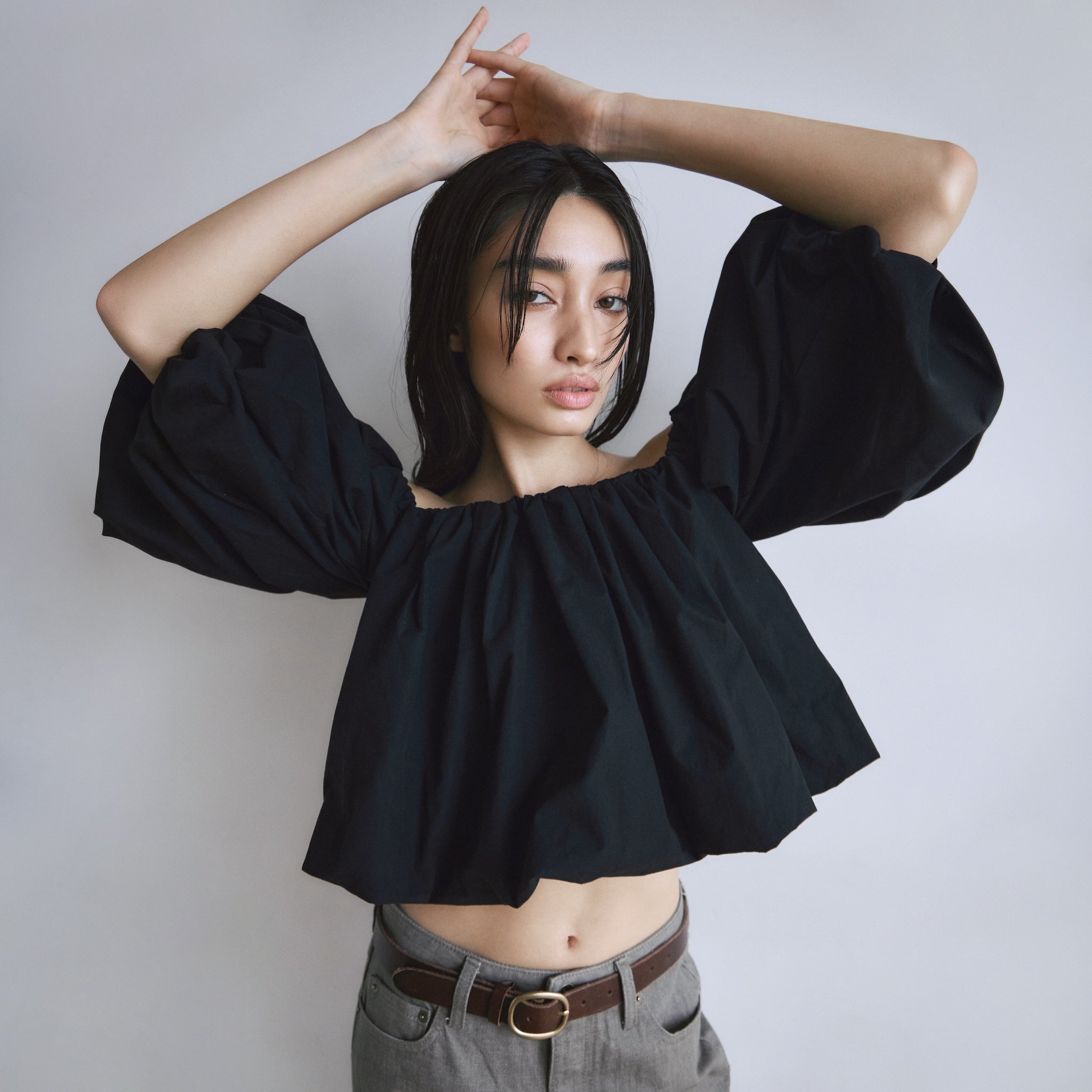 2wayボリュームballoonトップス