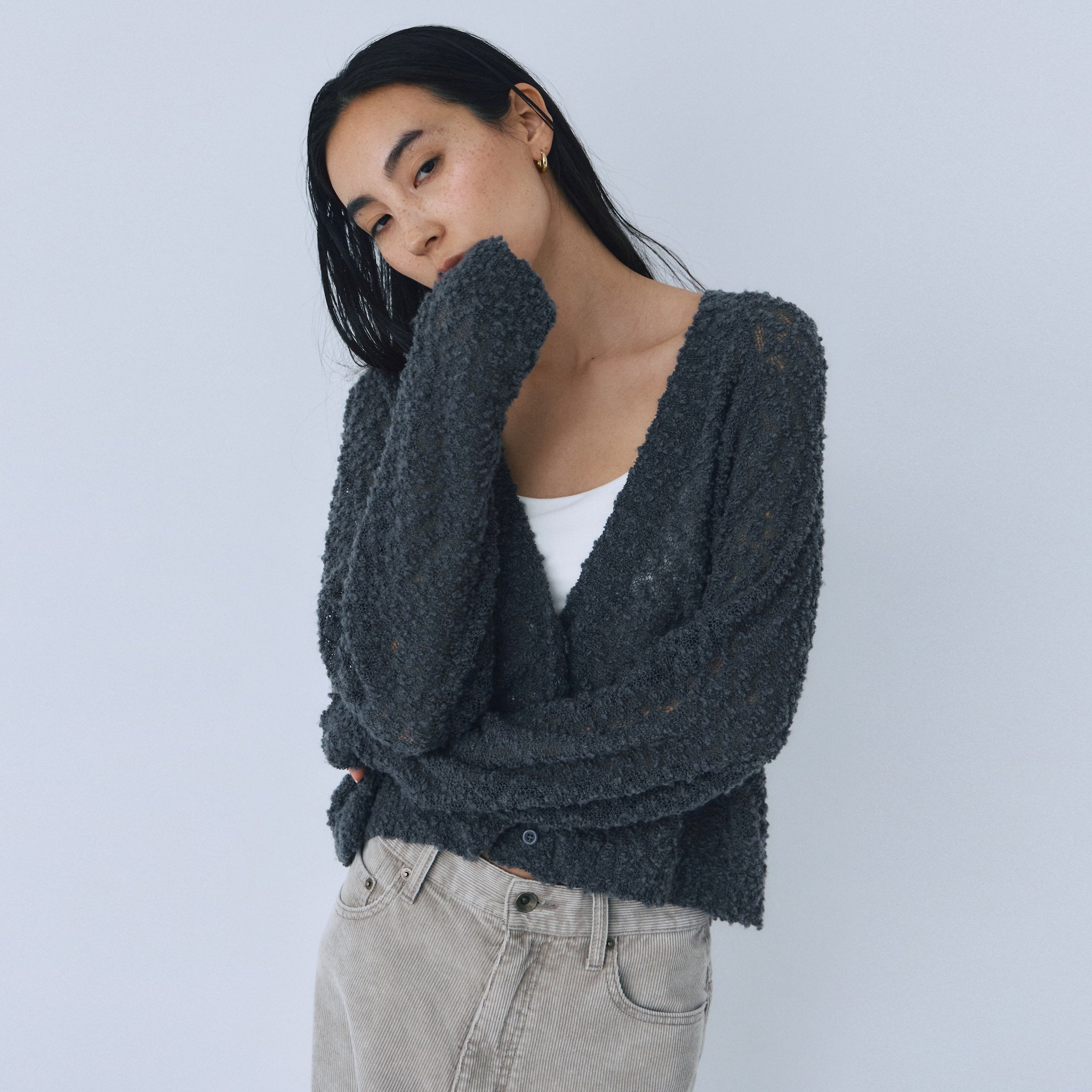 シアースラブルーズカーディガン