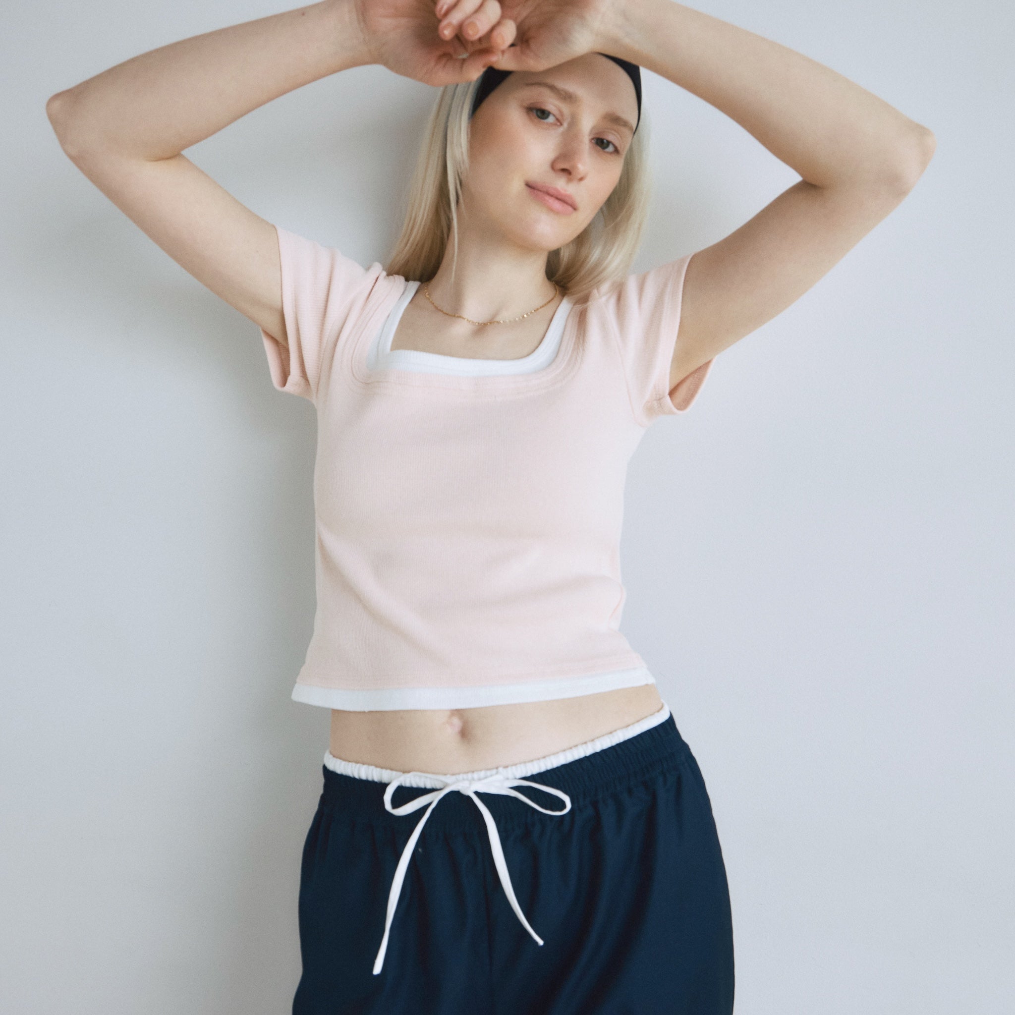 C/L Fluffy レイヤードライクTシャツ