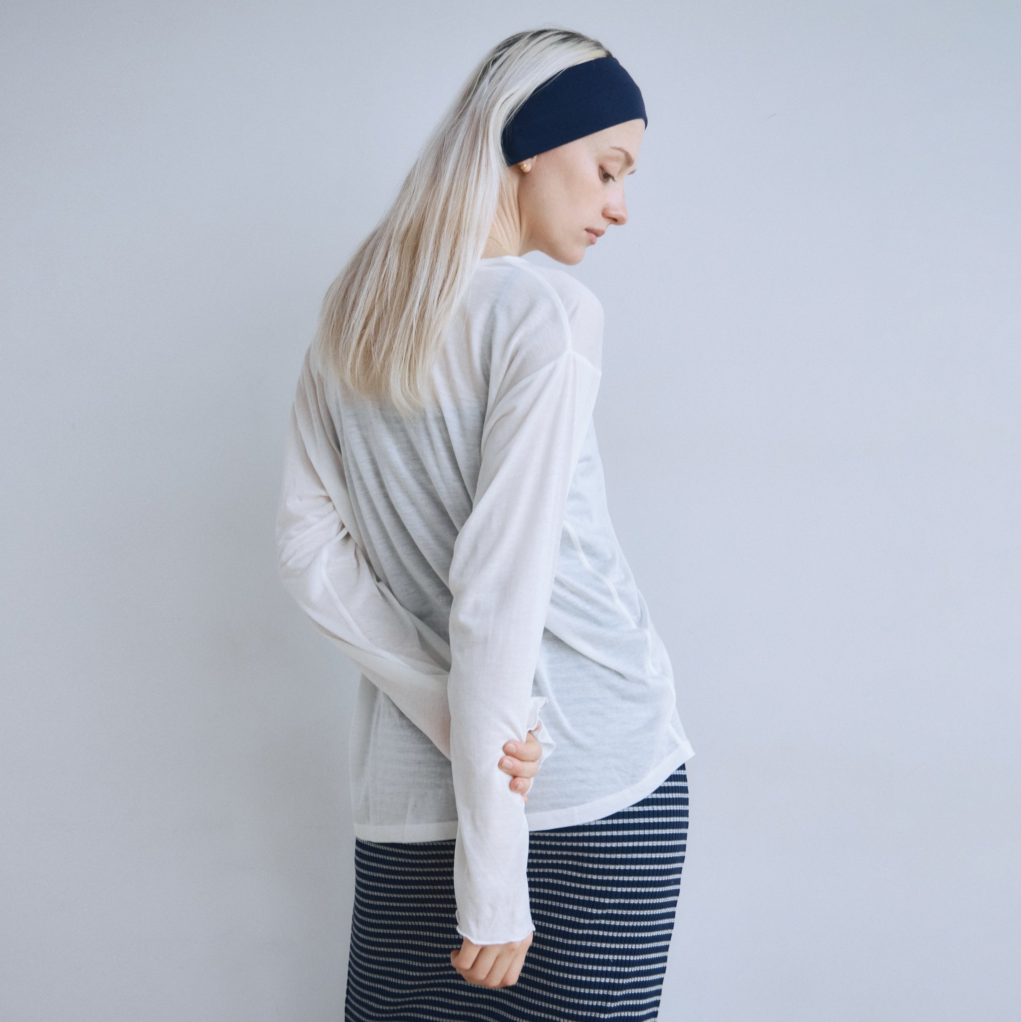 Heart Button Airy Cardigan
