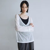 Noble silk loose top