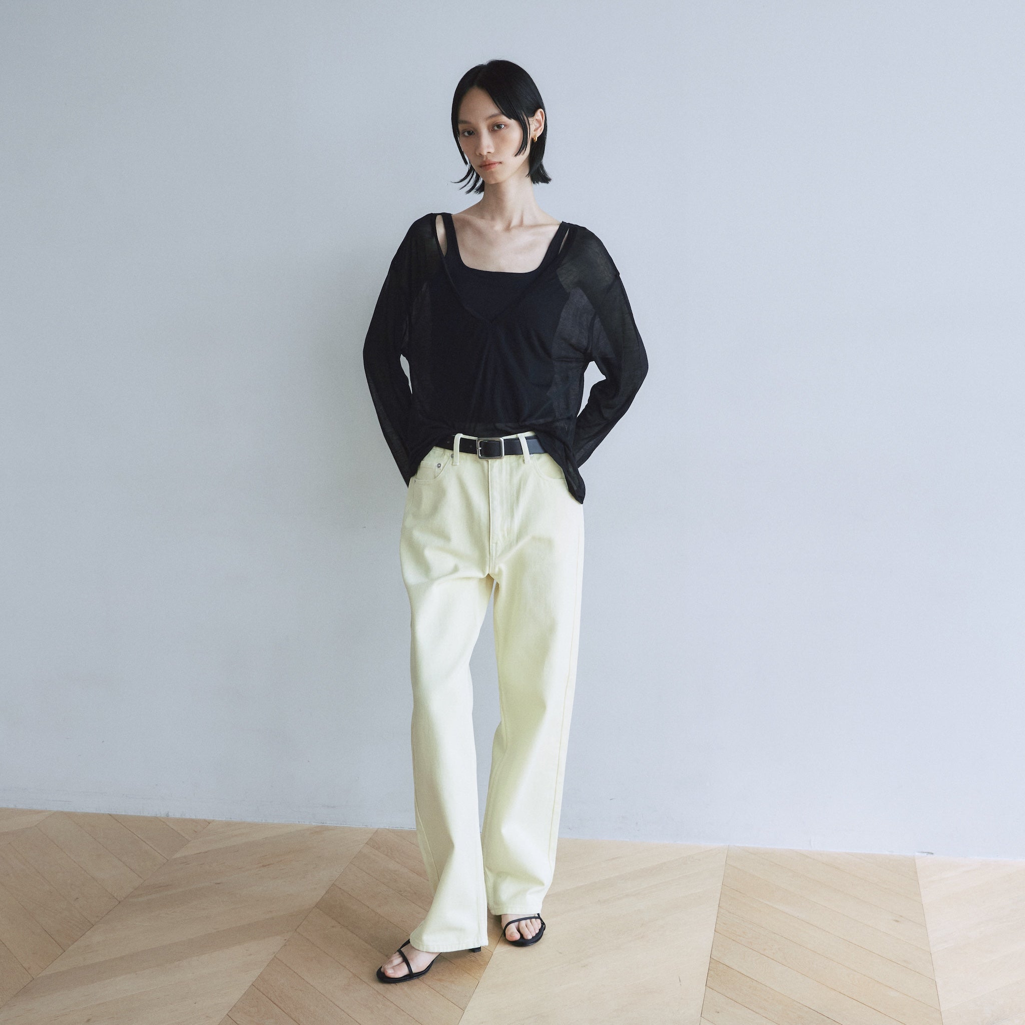 Noble silk loose top
