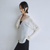 Noble silk loose top
