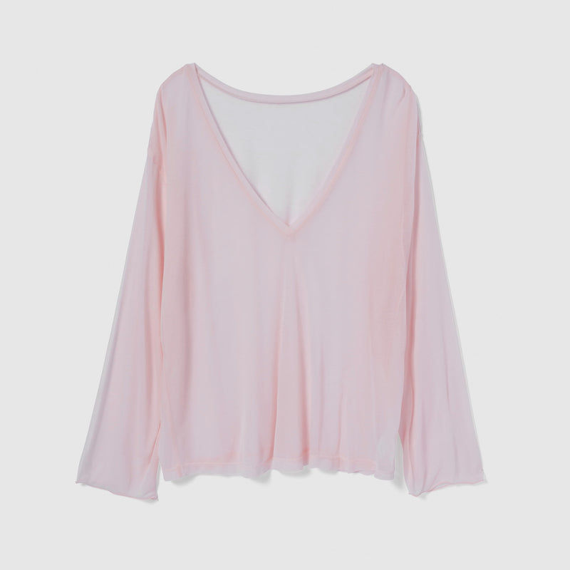 Noble silk loose top