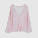 Noble silk loose top
